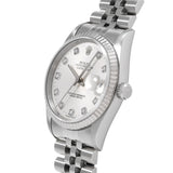 ロレックス デイトジャスト 10Pダイヤ 16234G U番(1997年頃製造) シルバー/ダイヤモンド メンズ 腕時計 自動巻き 中古 銀蔵