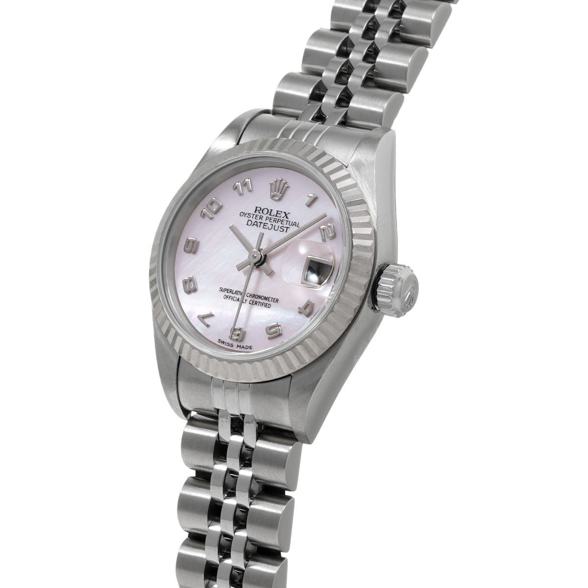 ロレックス ROLEX デイトジャスト26 179174 ブラック ステンレス