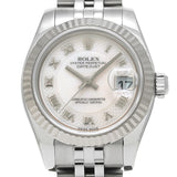 ROLEX ロレックス デイトジャスト 10Pダイヤ 179174NRD レディース 腕時計 自動巻き Aランク 中古 銀蔵