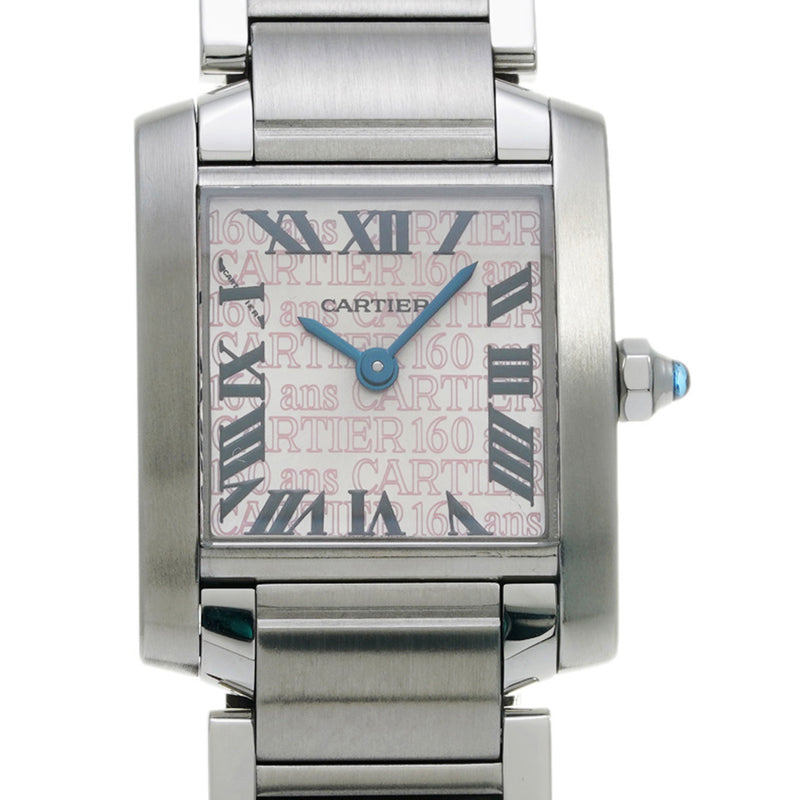 CARTIER カルティエ タンク フランセーズ SM 160ans アジア2500本限定 W51035Q3 レディース 腕時計 クォーツ Aランク 中古 銀蔵