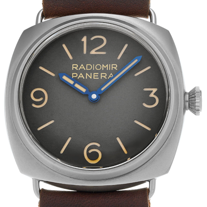 OFFICINE PANERAI オフィチーネパネライ ラジオミール トレジョルニ PAM01334 メンズ 腕時計 手巻き Aランク 中古 銀蔵