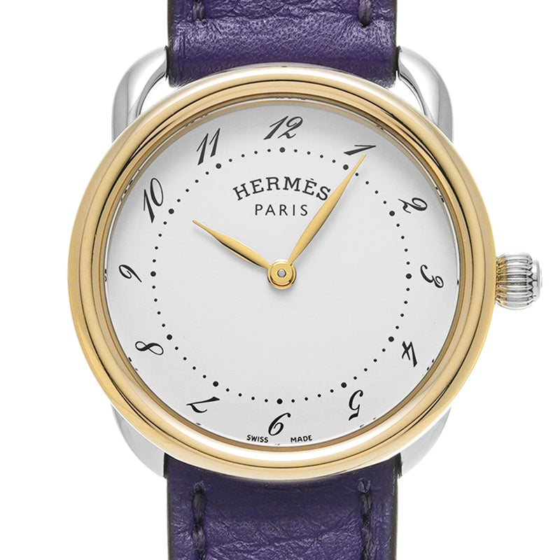 HERMES エルメス アルソー AR5.220a レディース 腕時計 クォーツ Aランク 中古 銀蔵