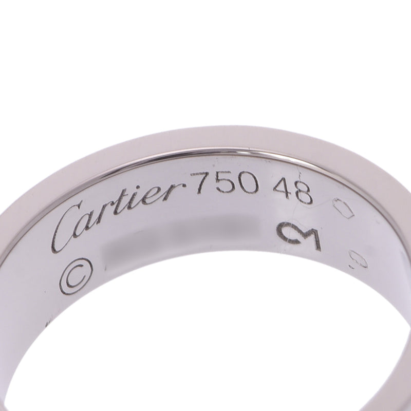 CARTIER カルティエ ラブリング #48 7.5号 レディース K18ホワイトゴールド リング・指輪 Aランク 中古 銀蔵