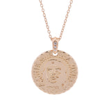 LION HEART ライオンハート チェゲバラ ネックレス ダイヤ レディース K18/GE ネックレス Aランク 中古 銀蔵