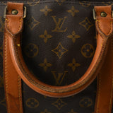 LOUIS VUITTON ルイヴィトン モノグラム キーポル 55 ブラウン M41424 ユニセックス モノグラムキャンバス ボストンバッグ Bランク 中古 銀蔵