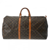 LOUIS VUITTON ルイヴィトン モノグラム キーポル 55 ブラウン M41424 ユニセックス モノグラムキャンバス ボストンバッグ Bランク 中古 銀蔵