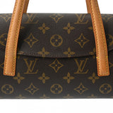 LOUIS VUITTON ルイヴィトン モノグラム ソナチネ  ブラウン M51902 レディース モノグラムキャンバス ハンドバッグ Bランク 中古 銀蔵