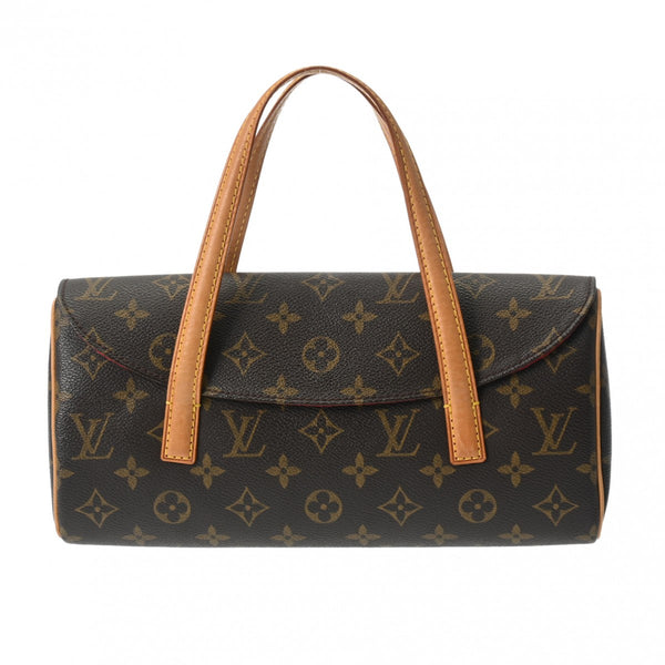 LOUIS VUITTON ルイヴィトン モノグラム ソナチネ  ブラウン M51902 レディース モノグラムキャンバス ハンドバッグ Bランク 中古 銀蔵