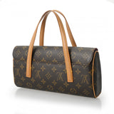 LOUIS VUITTON ルイヴィトン モノグラム ソナチネ  ブラウン M51902 レディース モノグラムキャンバス ハンドバッグ Bランク 中古 銀蔵