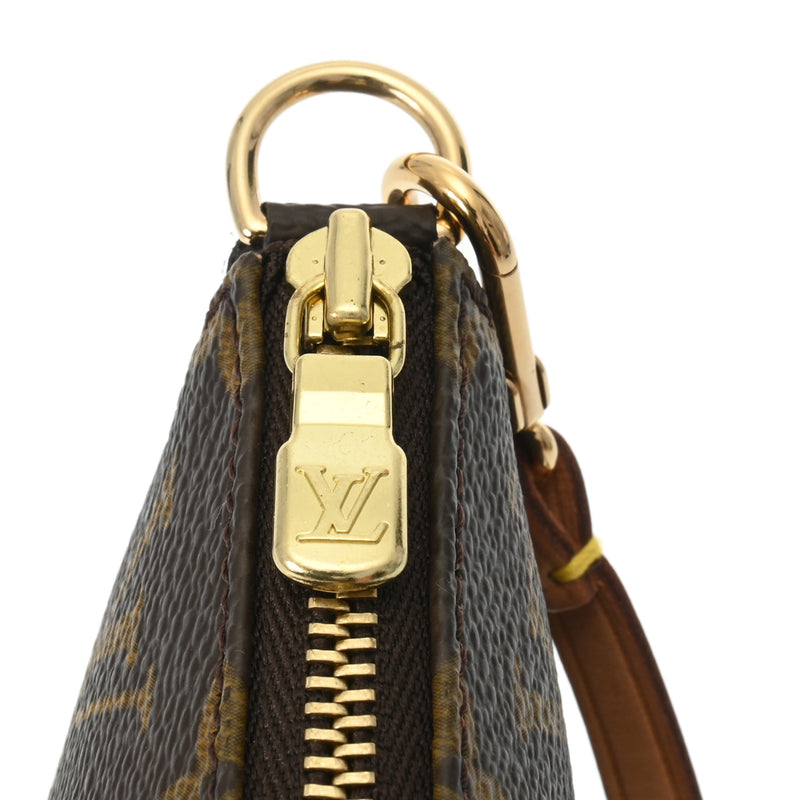 LOUIS VUITTON ルイヴィトン モノグラム ポシェット アクセソワール ブラウン M51980 レディース モノグラムキャンバス アクセサリーポーチ Aランク 中古 銀蔵