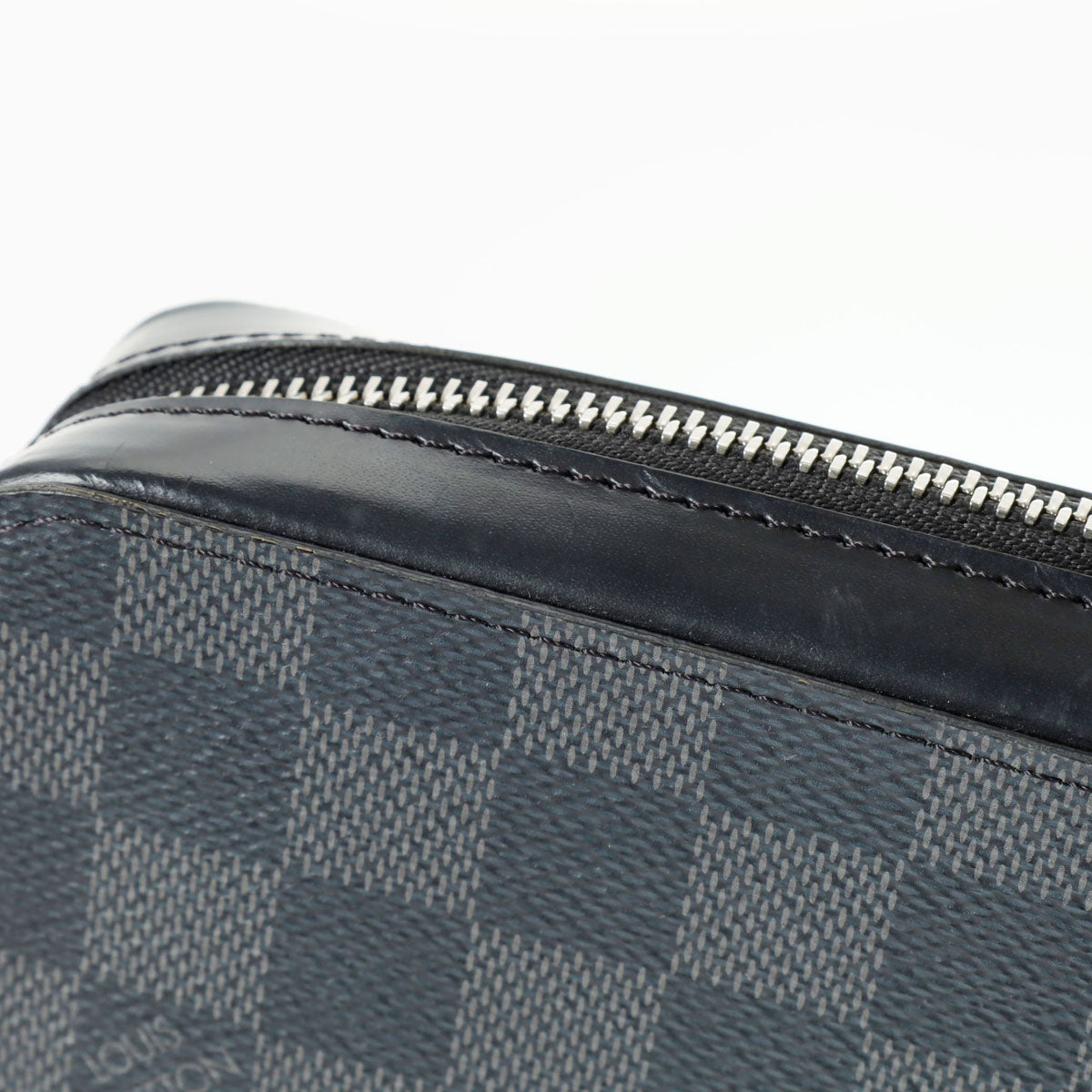 ルイヴィトン ジッピー XL トラベルケース 43027 黒/グレー メンズ