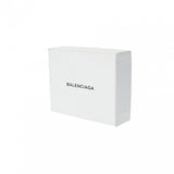 BALENCIAGA バレンシアガ ペーパー ミニ ウォレット グレー 391446 ユニセックス カーフ 三つ折り財布 Bランク 中古 銀蔵