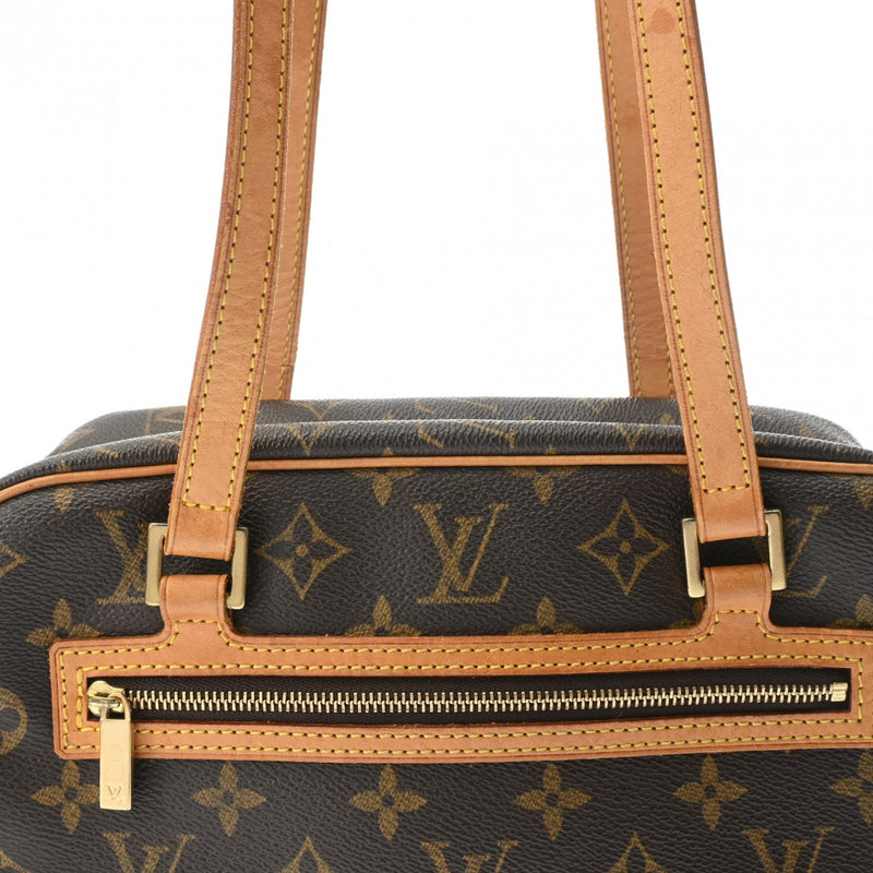 LOUIS VUITTON ルイヴィトン モノグラム シテ MM ブラウン M51182 レディース モノグラムキャンバス ハンドバッグ Bランク 中古 銀蔵