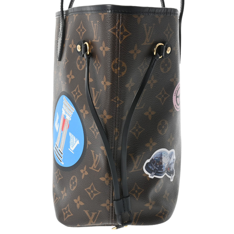 LOUIS VUITTON ルイヴィトン モノグラム ネヴァーフル MM マイLVワールドツアー ブラウン M42844 レディース モノグラムキャンバス トートバッグ Aランク 中古 銀蔵