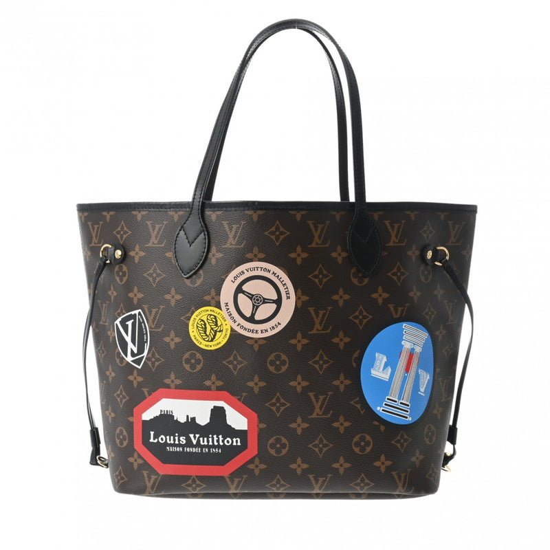 LOUIS VUITTON ルイヴィトン モノグラム ネヴァーフル MM マイLVワールドツアー ブラウン M42844 レディース モノグラムキャンバス トートバッグ Aランク 中古 銀蔵