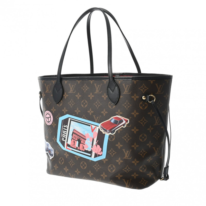 LOUIS VUITTON ルイヴィトン モノグラム ネヴァーフル MM マイLVワールドツアー ブラウン M42844 レディース モノグラムキャンバス トートバッグ Aランク 中古 銀蔵