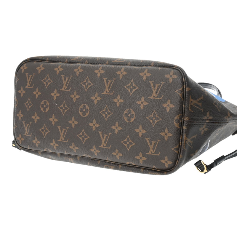 LOUIS VUITTON ルイヴィトン モノグラム ネヴァーフル MM マイLVワールドツアー ブラウン M42844 レディース モノグラムキャンバス トートバッグ Aランク 中古 銀蔵