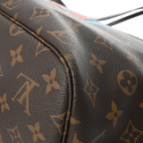 LOUIS VUITTON ルイヴィトン モノグラム ネヴァーフル MM マイLVワールドツアー ブラウン M42844 レディース モノグラムキャンバス トートバッグ Aランク 中古 銀蔵