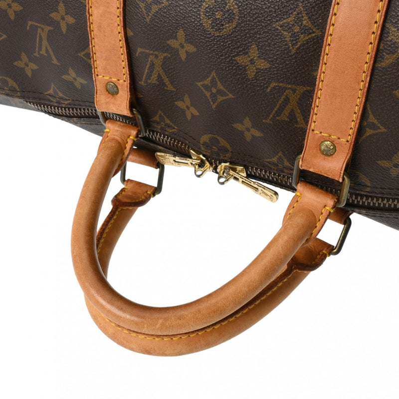 LOUIS VUITTON ルイヴィトン モノグラム キーポル バンドリエール 50 ブラウン M41416 ユニセックス モノグラムキャンバス ボストンバッグ Cランク 中古 銀蔵