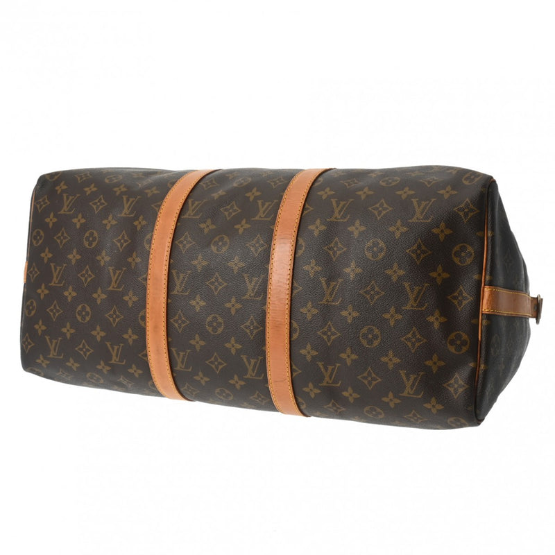 LOUIS VUITTON ルイヴィトン モノグラム キーポル バンドリエール 50 ブラウン M41416 ユニセックス モノグラムキャンバス ボストンバッグ Cランク 中古 銀蔵