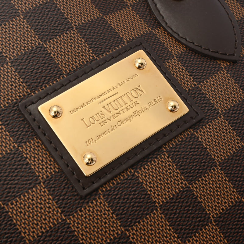 LOUIS VUITTON ルイヴィトン ダミエ ハムステッド PM ブラウン N51205 レディース ダミエキャンバス ハンドバッグ Aランク 中古 銀蔵