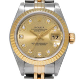ROLEX ロレックス デイトジャスト 10Pダイヤ 69173G レディース 腕時計 自動巻き Aランク 中古 銀蔵