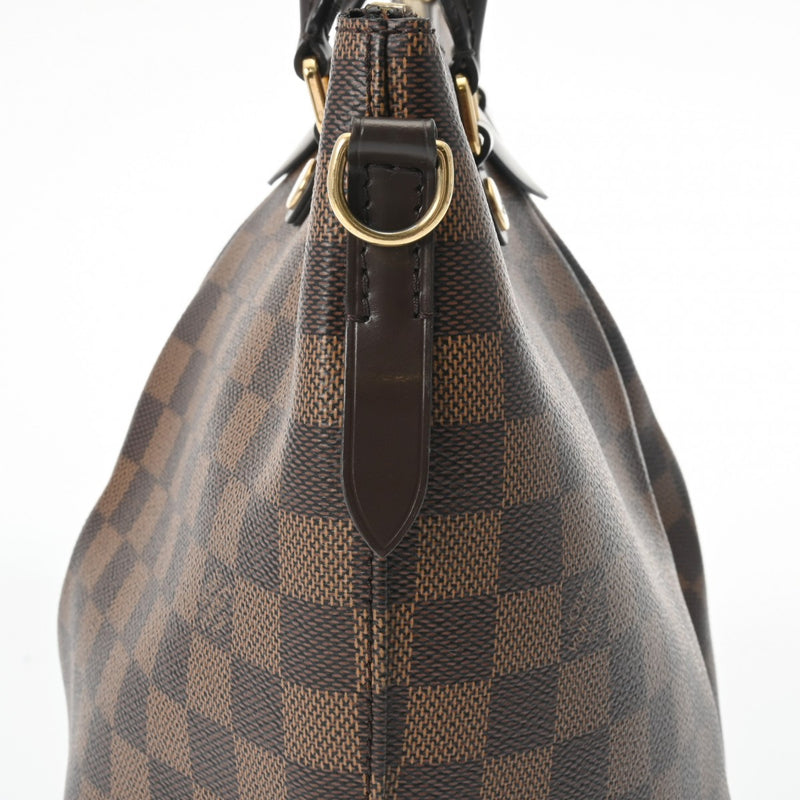 LOUIS VUITTON ルイヴィトン ダミエ シエナ MM ブラウン N41546 レディース ダミエキャンバス ハンドバッグ Aランク 中古 銀蔵