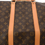 LOUIS VUITTON ルイヴィトン モノグラム キーポル 55 ブラウン M41424 ユニセックス モノグラムキャンバス ボストンバッグ ABランク 中古 銀蔵