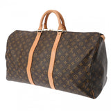 LOUIS VUITTON ルイヴィトン モノグラム キーポル 55 ブラウン M41424 ユニセックス モノグラムキャンバス ボストンバッグ ABランク 中古 銀蔵