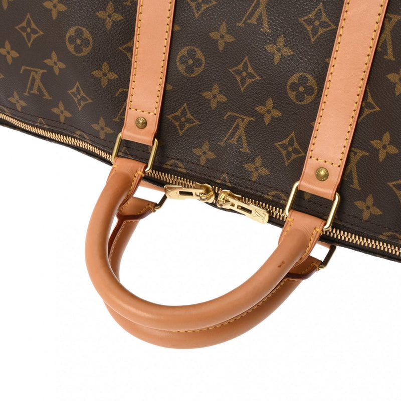 LOUIS VUITTON ルイヴィトン モノグラム キーポル 55 ブラウン M41424 ユニセックス モノグラムキャンバス ボストンバッグ ABランク 中古 銀蔵