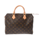 LOUIS VUITTON ルイヴィトン モノグラム スピーディ 30  ブラウン M41108 レディース モノグラムキャンバス ハンドバッグ Aランク 中古 銀蔵