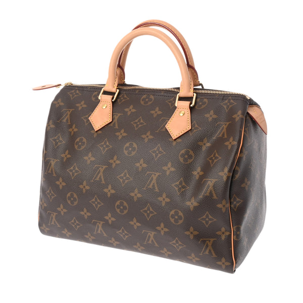 LOUIS VUITTON ルイヴィトン モノグラム スピーディ 30  ブラウン M41108 レディース モノグラムキャンバス ハンドバッグ Aランク 中古 銀蔵