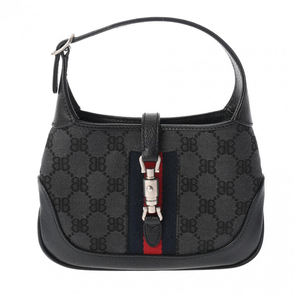 Gucci Gold/Black Leather GUCCY Mini Crossbody Bag | Yoogi's