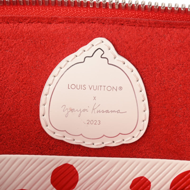 LOUIS VUITTON ルイヴィトン エピ LV×YK 草間彌生コラボ アルマBB ルージュブラン M21698 レディース エピレザー ハンドバッグ 新同 中古 銀蔵