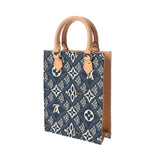 LOUIS VUITTON ルイヴィトン モノグラム ジャガード プティットサックプラ Since1854 ブルー M80288 レディース ジャガード ジャガードキャンバス ショルダーバッグ Aランク 中古 銀蔵