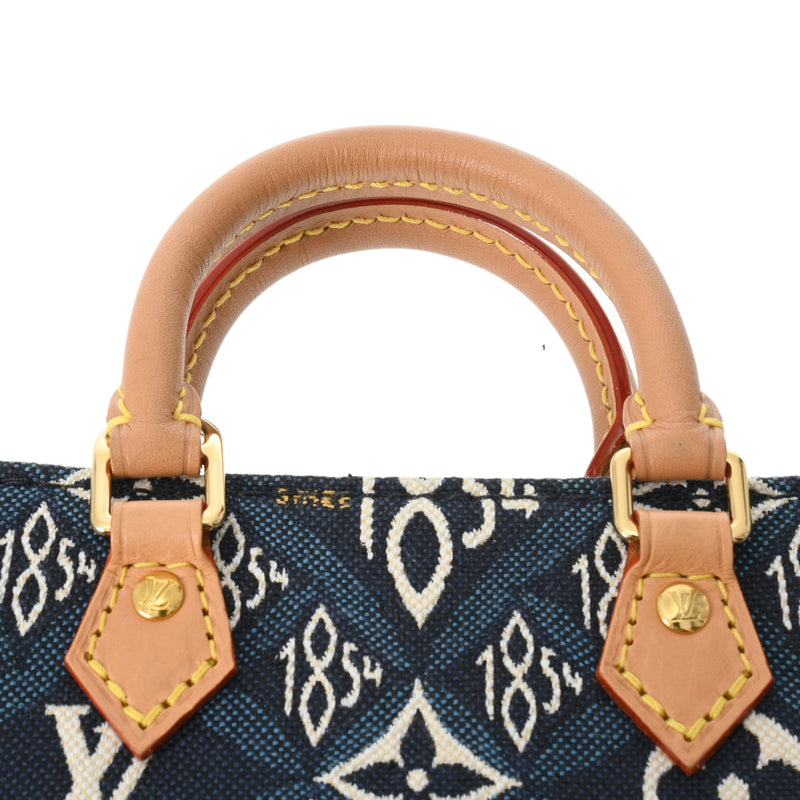 LOUIS VUITTON ルイヴィトン モノグラム ジャガード プティットサックプラ Since1854 ブルー M80288 レディース ジャガード ジャガードキャンバス ショルダーバッグ Aランク 中古 銀蔵