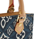 LOUIS VUITTON ルイヴィトン モノグラム ジャガード プティットサックプラ Since1854 ブルー M80288 レディース ジャガード ジャガードキャンバス ショルダーバッグ Aランク 中古 銀蔵