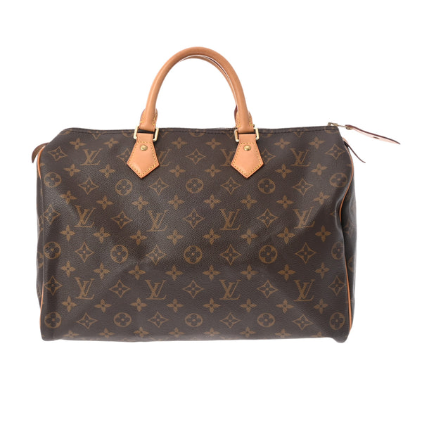 LOUIS VUITTON ルイヴィトン モノグラム スピーディ35 ブラウン M41107 レディース モノグラムキャンバス ハンドバッグ ABランク 中古 銀蔵