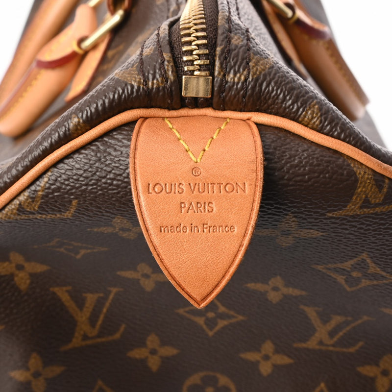 LOUIS VUITTON ルイヴィトン モノグラム スピーディ35 ブラウン M41107 レディース モノグラムキャンバス ハンドバッグ ABランク 中古 銀蔵