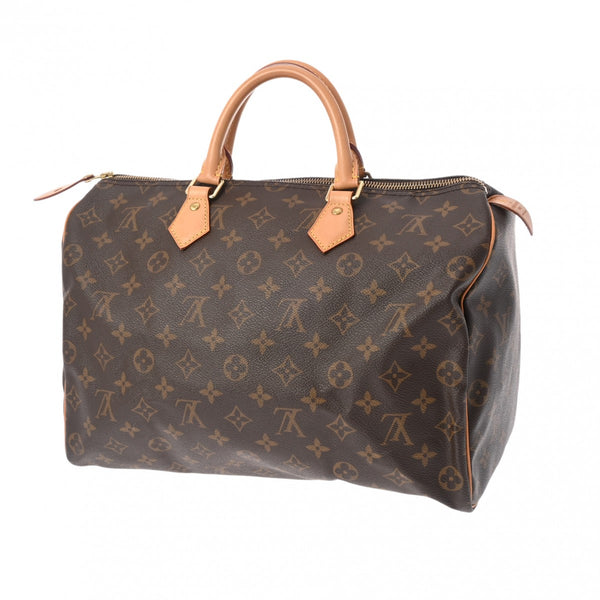 LOUIS VUITTON ルイヴィトン モノグラム スピーディ35 ブラウン M41107 レディース モノグラムキャンバス ハンドバッグ ABランク 中古 銀蔵