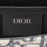 CHRISTIAN DIOR クリスチャンディオール ロックショルダー オブリークジャカード  黒 1LXPO214UCT  レディース キャンバス レザー ショルダーバッグ Aランク 中古 銀蔵