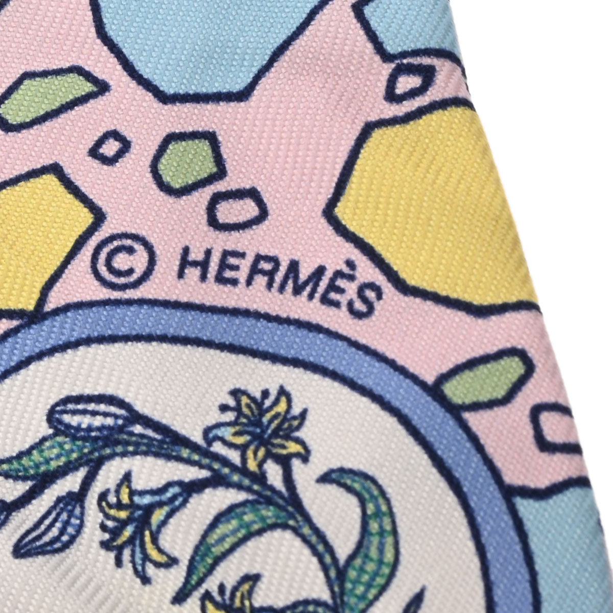 エルメスツイリー LA DANSE DES AMAZONES ピンク/イエロー レディース  
