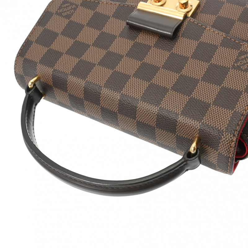 LOUIS VUITTON ルイヴィトン ダミエ クロワゼット 2WAY ブラウン N53000 レディース ダミエキャンバス ハンドバッグ ABランク 中古 銀蔵