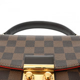 LOUIS VUITTON ルイヴィトン ダミエ クロワゼット 2WAY ブラウン N53000 レディース ダミエキャンバス ハンドバッグ ABランク 中古 銀蔵