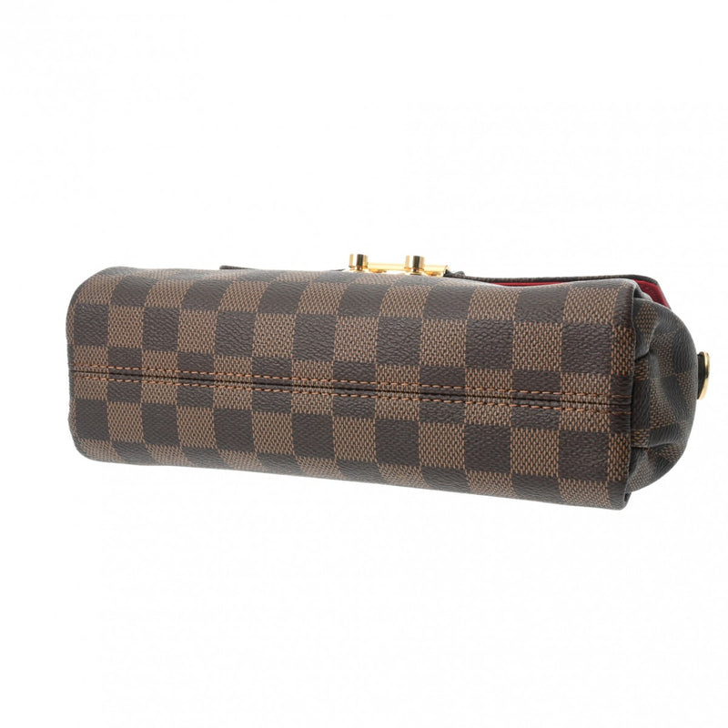 LOUIS VUITTON ルイヴィトン ダミエ クロワゼット 2WAY ブラウン N53000 レディース ダミエキャンバス ハンドバッグ ABランク 中古 銀蔵