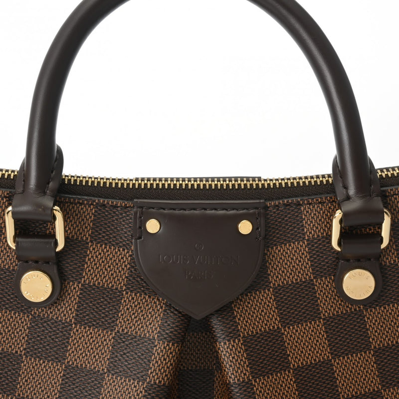 LOUIS VUITTON ルイヴィトン ダミエ シエナ PM 2WAY ブラウン N41545 レディース ダミエキャンバス ハンドバッグ Aランク 中古 銀蔵