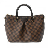 LOUIS VUITTON ルイヴィトン ダミエ シエナ PM 2WAY ブラウン N41545 レディース ダミエキャンバス ハンドバッグ Aランク 中古 銀蔵