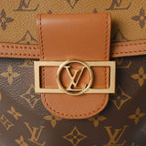 LOUIS VUITTON ルイヴィトン モノグラムリバース ドーフィーヌ バックパック ブラウン M45142 レディース モノグラムキャンバス リュック・デイパック Aランク 中古 銀蔵