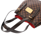 LOUIS VUITTON ルイヴィトン ダミエ ハムステッド MM トート ブラウン N51204 レディース ダミエキャンバス ハンドバッグ Aランク 中古 銀蔵