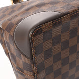 LOUIS VUITTON ルイヴィトン ダミエ ハムステッド MM トート ブラウン N51204 レディース ダミエキャンバス ハンドバッグ Aランク 中古 銀蔵